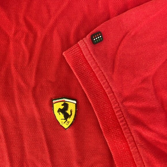 Vintage Y2K Scuderia Ferrari Polo Shirt Formula 1 Uno Racing - Picture 3 of 6